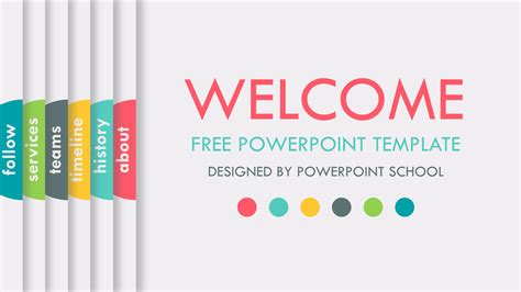 Free Animated PowerPoint Presentation Slide - PowerPoint School