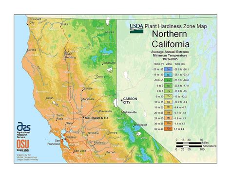 State Maps Of Usda Plant Hardiness Zones - Usda Zone Map California ...