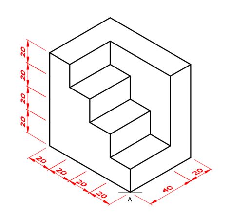 Isometric projection exercise 2