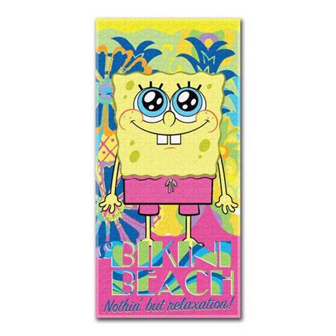 Entertainment Spongebob Squarepants Beach Towel | Wayfair