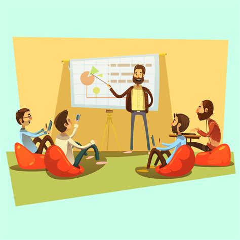 Business Meeting Cartoon Illustration 473152 Vector Art at Vecteezy