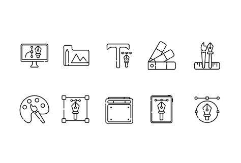 10 Free Graphic Design Icons (SVG)