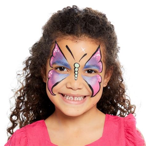 easy face painting butterfly designs - musicartillustrationsdrawings