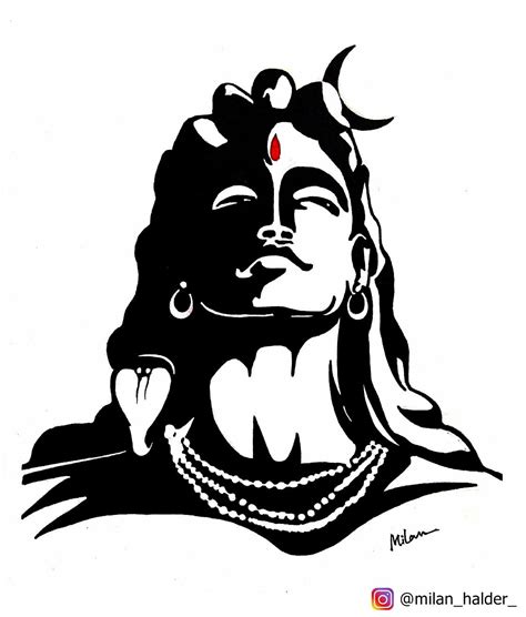 Lord Shiva | Earth art drawing, Graffiti characters, Canvas drawings