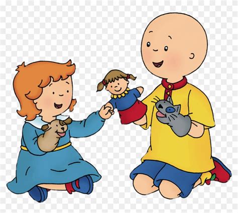 Caillou And Rosie Playing With Hand Puppets - Caillou Family Favorites ...