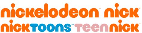 Nickelodeon (Nick), NickToons and TeenNick Logo by MarkPipi on DeviantArt