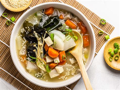 Vegan Daikon Miso Soup Recipe | Foodaciously