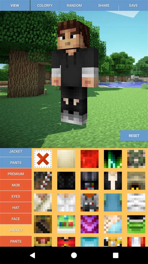 Скачать Custom Skin Editor Minecraft APK для Android