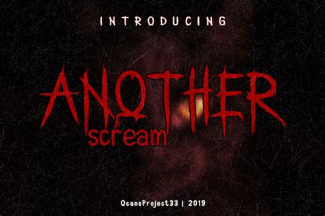 Another Scream Font | OCSstudio | FontSpace