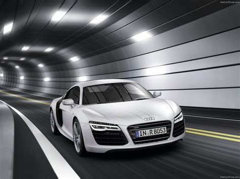 audi, R8, V10, 2013, Coupe, Supercars, White Wallpapers HD / Desktop ...