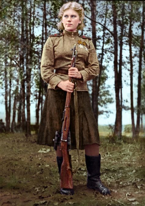 ROZA SHANINA, A SOVIET SNIPER DURING WORLD WAR II by klimbims on DeviantArt