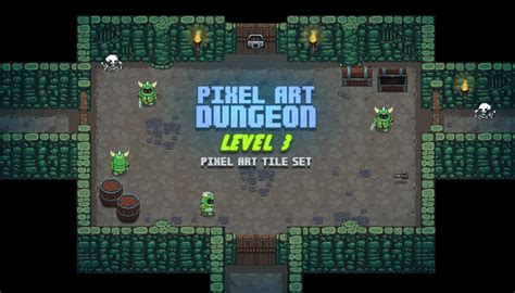 Pixel Art Dungeon Level 3 - thegameassetsmine | Pixel art, Pixel, Dungeon