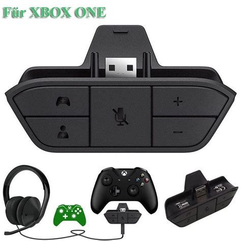 Xbox One Headset Adapter Stereo Headphone Audio Game Adapter For ...