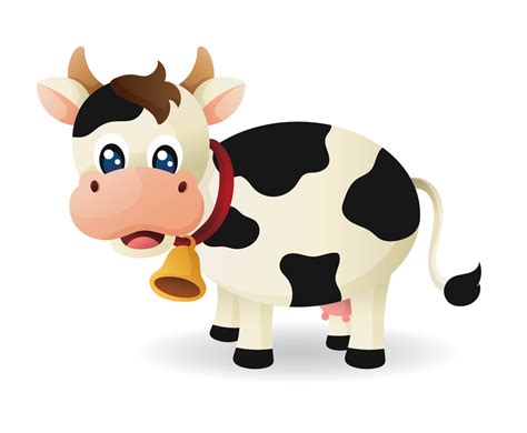 Cartoon Cow Vector Art & Graphics | freevector.com