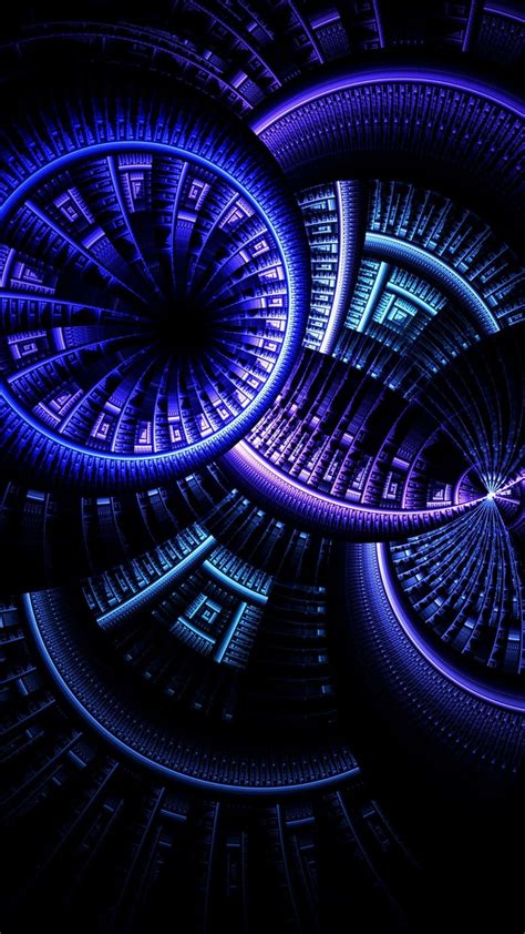 Download A Blue And Purple Abstract Background With A Spiral Design ...