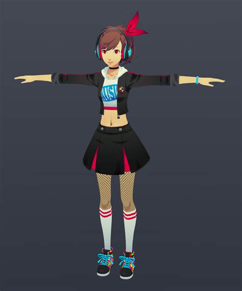 FeMC - Persona 3 - Dance Outfit v2 [WIP] by Jinsters on DeviantArt