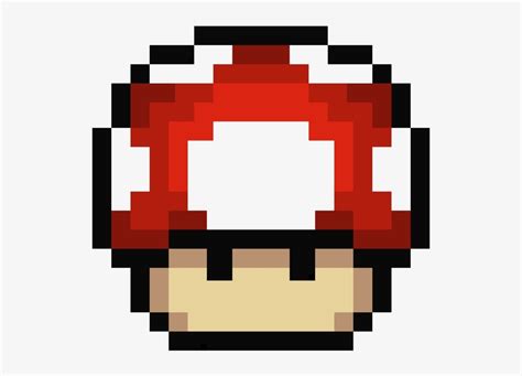 Mario Mushroom - Mario Green Mushroom Pixel Transparent PNG - 570x580 ...