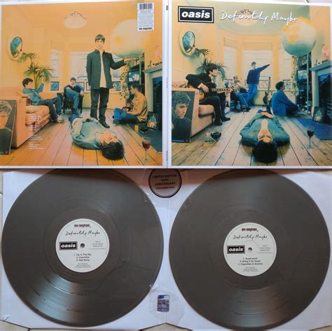 OASIS – DEFINITELY MAYBE (25TH ANNIVERSARY LIMITED EDITION SILVER VINYL ...