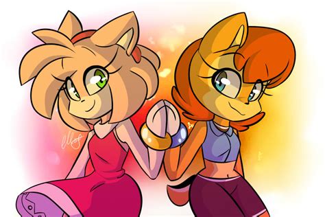 Amy and Sally (best friends) by jJEMKA on DeviantArt