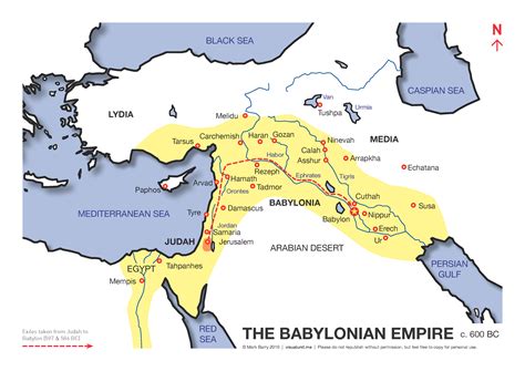 Map of the Babylonian empire | VISUAL UNIT