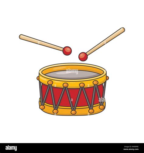 Cartoon drum hi-res stock photography and images - Alamy