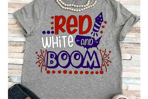 Boom SVG DXF JPEG Silhouette Cameo Cricut Fourth of July