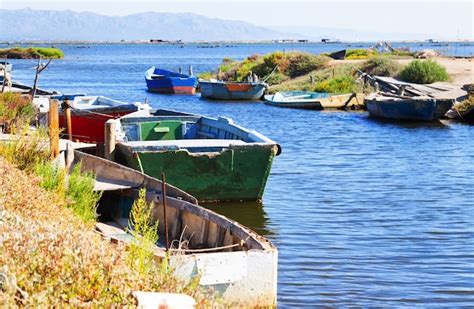 Free Photo | Boats at delta of ebro river