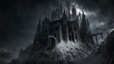 3840x2160 Evil Castle Dark Fantasy 4K Wallpaper, HD Fantasy 4K ...