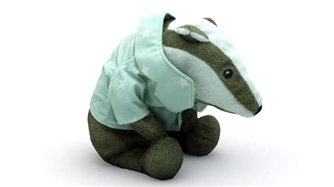 Plush badger 3D model - TurboSquid 1483935