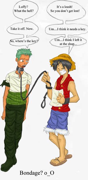 Bondage? Zoro X Luffy by Digitaldreamer - Fanart Central