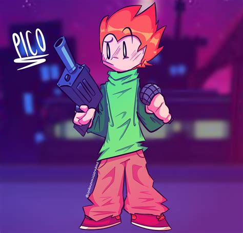 idk what to put here so enjoy this fanart of pico : r/FridayNightFunkin