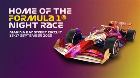 Singapore Grand Prix 2023 Lineup - Sep 15 - 17, 2023