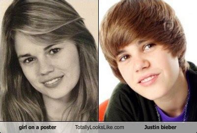 Girl on a Poster Totally Looks Like Justin Bieber - Totally Looks Like