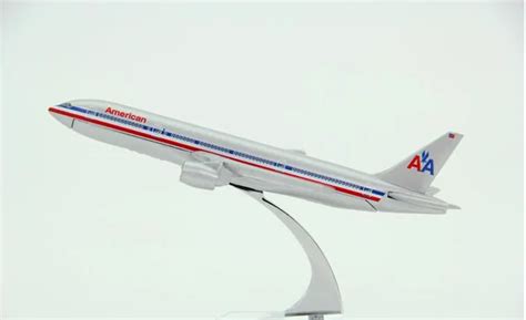 Passenger plane model Boeing 777 American Airlines aircraft B777 Metal ...