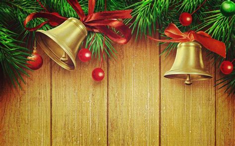 Golden Christmas Bells Wallpapers - Wallpaper Cave