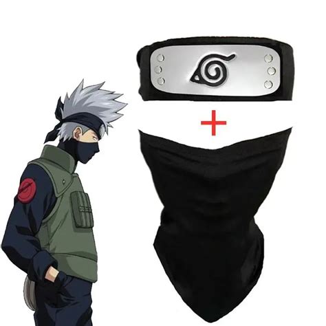 Buy Naruto - Hatake Kakashi Face Mask with Headband - Face Masks