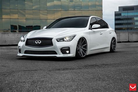 Sleek White Infiniti Q50 with Custom Parts Screams of Style — CARiD.com ...