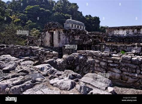 Ruins of the Palace in Palenque, Chiapas, Mexico Stock Photo - Alamy