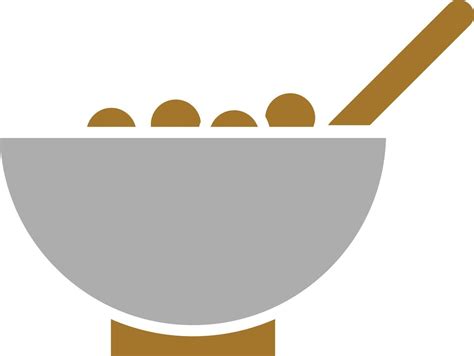 Cereal Bowl Icon Style 10656498 Vector Art at Vecteezy