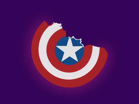 Captain America - Broken Shield by IDK on Dribbble