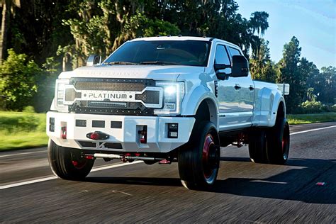 Big Boy: White Ford F-450 Fitted with Custom Mesh Grille — CARiD.com ...