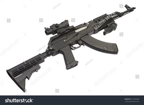 Modern Kalashnikov Ak47 Tactical Accessories Stock Photo 212532385 ...