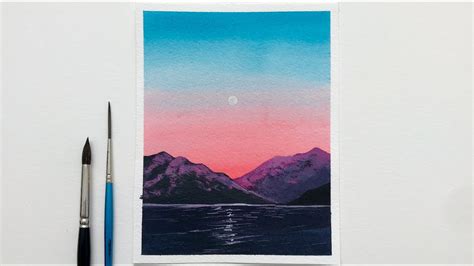 Watercolor Sunset