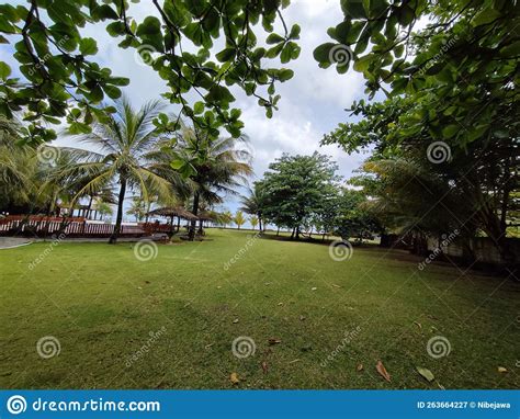 Beautifull Beach in Sukabumi, West Java. Editorial Photography - Image ...