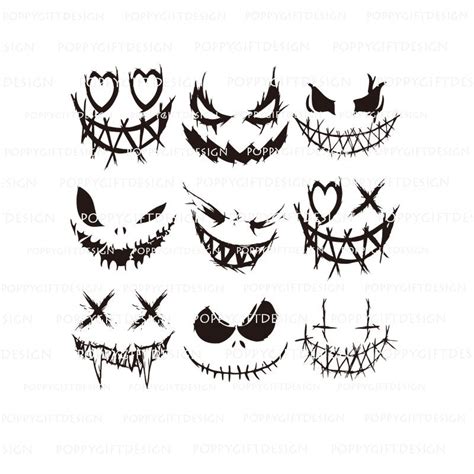 Scary Clown Svg, Eyes Clipart Bundle, Halloween,horror PNG, Jpg, EPS ...