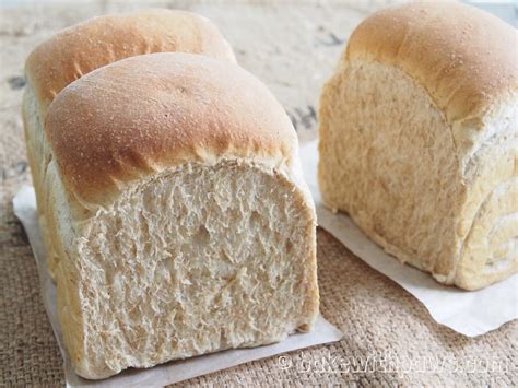 Soft and Fluffy Wholemeal Bread - BAKE WITH PAWS