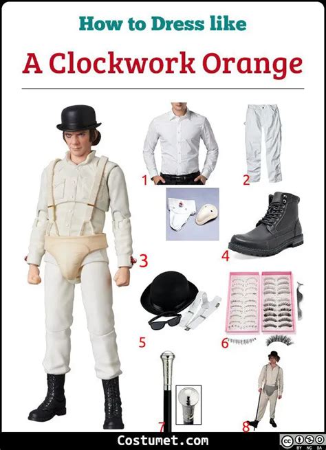 Alex Delarge/Droog (A Clockwork Orange) Costume for Halloween