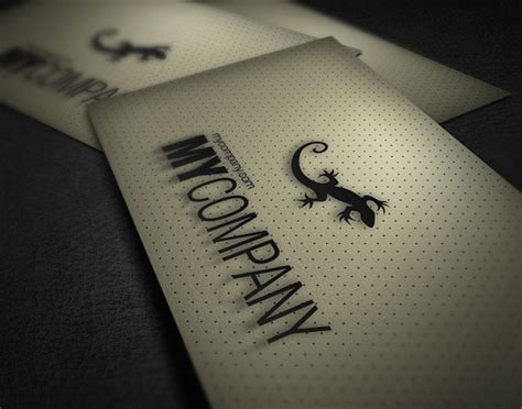 Leather Style Business Card on Behance