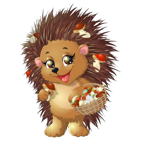 Hedgehog clipart porcupine, Hedgehog porcupine Transparent FREE for ...