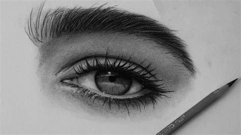 How I Draw Eyes With Charcoal Pencils